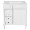 YOOCOZZ 30" Freestanding Bathroom Vanity with Sink,Soft-Closing Door and 2 Drawers - 2 of 4