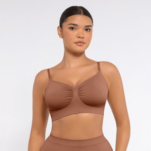 Feelingirl Women's Smooth Seamless Comfort Wireless Bra - 1 of 4