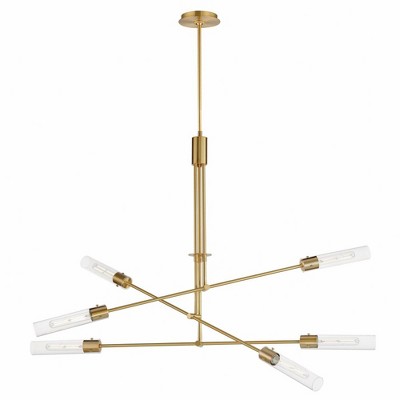 Maxim Lighting Equilibrium 6 - Light Pendant in  Natural Aged Brass