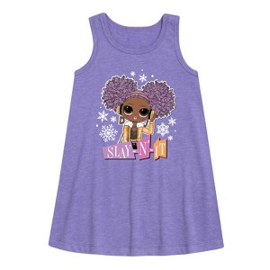 - LOL Surprise! - Winter Dolls Graphic Sleeveless Aline Dress - 1 of 3