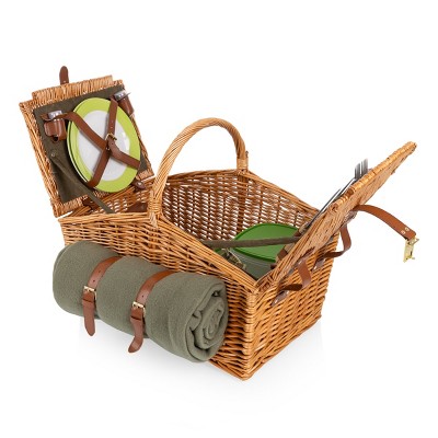 Picnic Time Somerset Deluxe Picnic Basket for 2