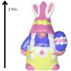 Transpac Easter Bunny Gnome Dolomite Salt and Pepper Shakers Collectables Multicolor 3.75 in. Set of 2 - 4 of 4