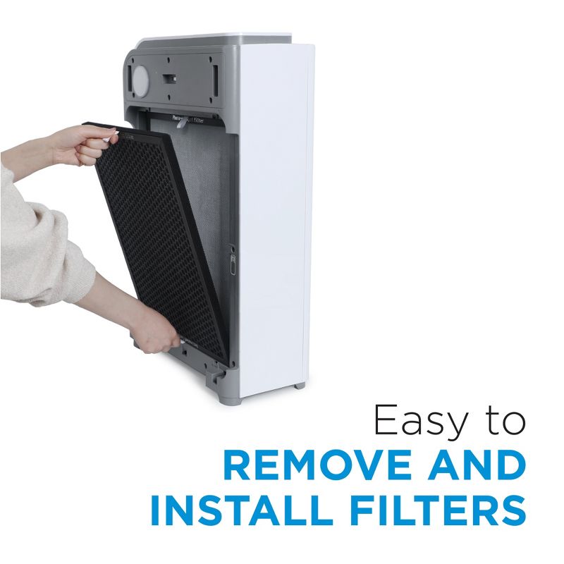 Replacement Air Purifier Filter BLACK + DECKER, AF3, Dual HEPA & Activated Carbon Filter, BAPUV150, 4 of 5