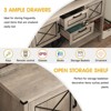 Console Table, Sideboard Buffet Cabinet with Drawers and Bottom Shelf - 3 of 4
