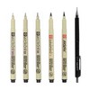 6pc Manga Comic Pro Drawing Set - Black Pigma Micron : Target