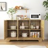 NicBex Modern Farmhouse Dresser,Wooden Dressers with Large Drawers,Storage Cabinet for,Bedroom,Kitchen,Dining Room,Office, Entryway - 3 of 4