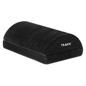TRAKK Ergonomic Memory Foam Foot Rest Pillow for Under Desk & Home Office - Black - 1 of 3