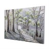 Yosemite Home Decor 'Lighted Path II' - 47"Wx32"H Wall Art on Canvas, Hand Painted with 3D accents - Multi-Color - 2 of 4