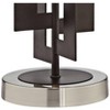 Pacific Coast Lighting Deville 25" High Geometric Panels Rectangular Modern Industrial Table Lamp Brown Bronze Finish Metal Single Living Room Bedroom - 4 of 4