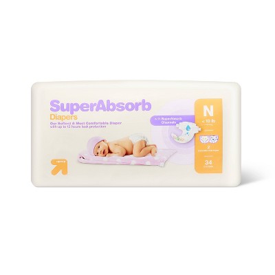 Disposable Diapers Small Pack - Size Newborn - 34ct - Up & Up