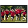 PosterPalooza | Simple Black Picture Frame - UV Acrylic, Backing Board, Hanging Hardware Included - 2 of 4