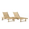 Amazonia Certified Teak 100 FSC Lounger - 3 of 3