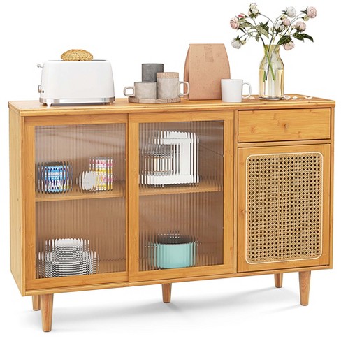 Rattan store sideboard target