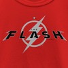 Girl's The Flash Black Official Logo T-Shirt - 2 of 4