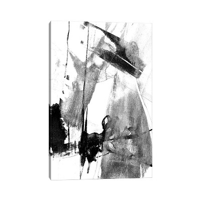iCanvas Glam and Black II Black and White by Jennifer Goldberger Canvas Print Wall Art