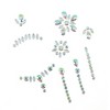 Unique Bargains Eye-catching Face Rhinestone Sticker White Assorted Color 1 Pc - 3 of 4