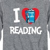 Boys' - Dr. Seuss - The Cat In The Hat Book Cover I Love Reading Long Sleeve Graphic T-Shirt - 2 of 4