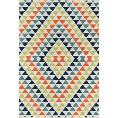 7'10"x10'10" Indoor/Outdoor Anguilla Area Rug