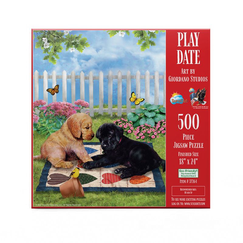 Sunsout Play Date 500 pc   Jigsaw Puzzle 37264, 3 of 6