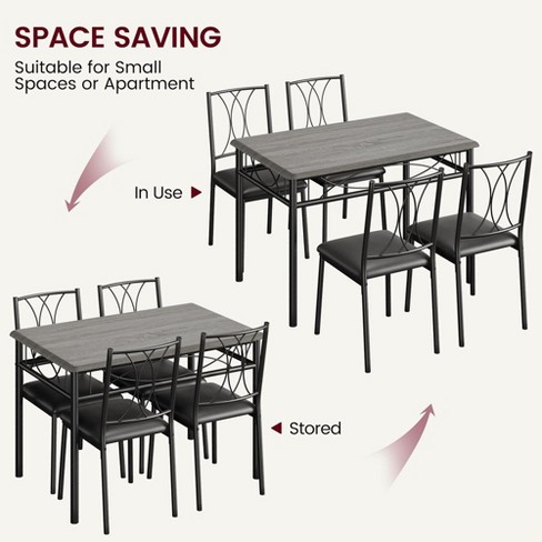 Kitchen Chairs For 4 Rectangular Dining Table Set For Small Space : Target