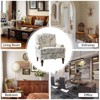 Set of 2 Dani comfy Livingroom Armchair with Solid Wood Legs  | KARAT HOME - 4 of 4
