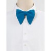 Allegra K Men's Pre-tied Solid Color Formal Party Prom Velvet Bow Ties One Size - 2 of 4