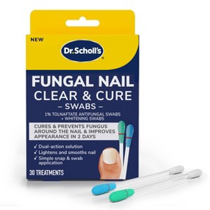Dr. Scholl's Fungal Nail Clear & Cure Swabs - 30ct - 1 of 4