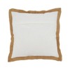 Saro Lifestyle Coastal Outdoor Sea Horse Poly Filled Pillow, 18"x18", Blue - 2 of 4