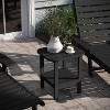Emma and Oliver Two Tier Polyresin Adirondack Side Table - All-Weather for Indoor/Outdoor Use - 3 of 4