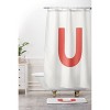 Deny Designs April Lane Art Block Monogram Memory Foam Bath Mat - 4 of 4
