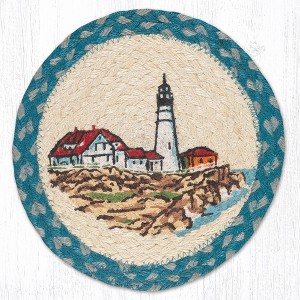 Earth Rugs Portland Printed Round Trivet 10"x10" Heat-Resistant Kitchen Accessory - 1 of 3