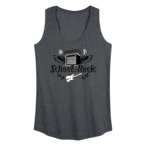 Women's - School of Rock - Original Logo Graphic Racerback Tank - 1 of 4