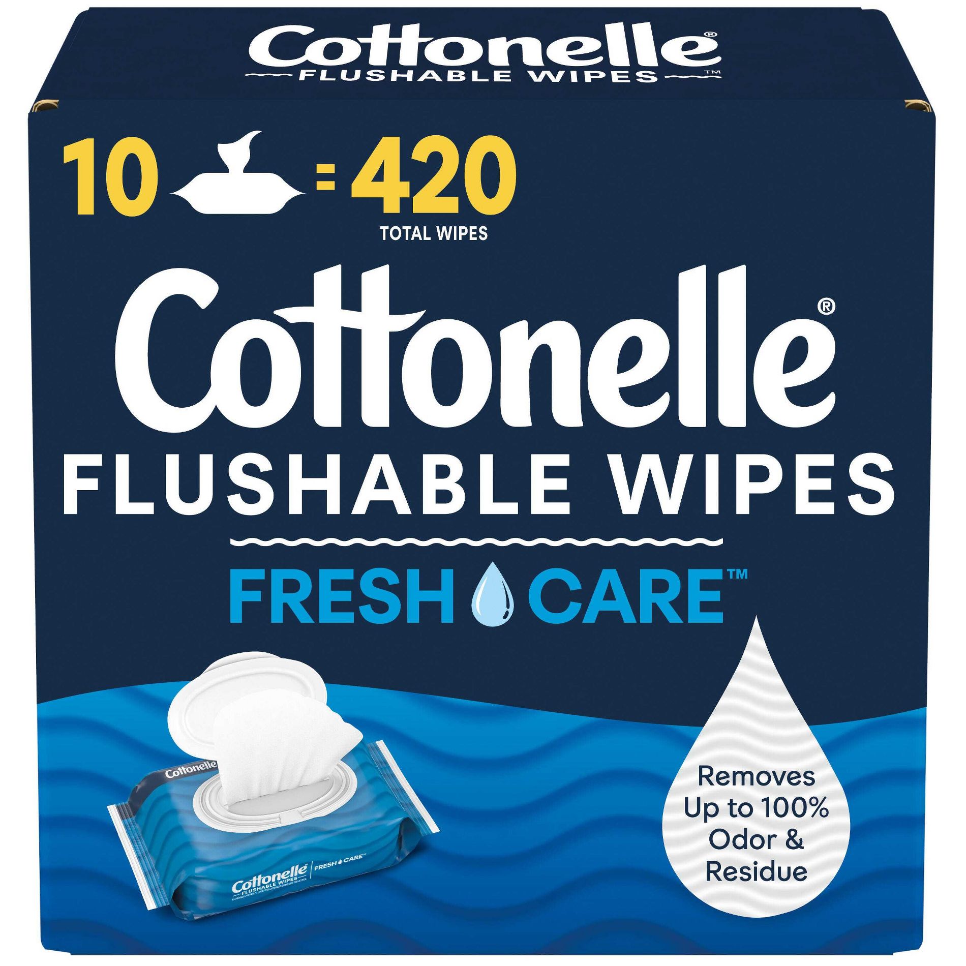Cottonelle Flushable Wet Wipes