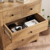 Nasitip 5 Drawer Dresser for Bedroom, Wood Dresser Organizer with Deep Space, Storage Cabinet for Entryway, Hallway, Home Office - 3 of 4
