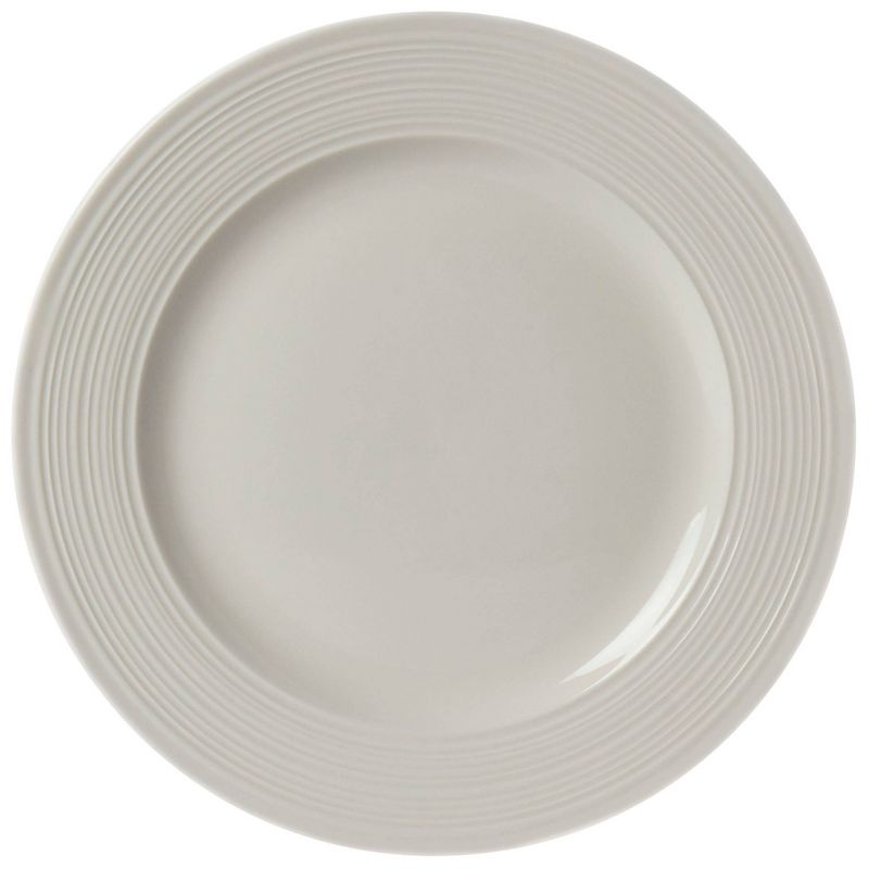 12pc Porcelain Embossed Contempo Dinnerware Set - Tabletops Gallery, 1 of 8