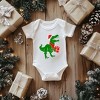 The Juniper Shop Dino Present Baby Bodysuit - 6 Month - White - 2 of 3