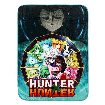 Hunter X Hunter Character Wheel Poster Art Digital Print Throw Blanket
