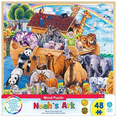 MasterPieces Inc Noahs Ark  48 Piece Real Wood Jigsaw Puzzle