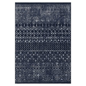 Area Rug Machine Washable Rug Non Slip Non Shedding Indoor Carpet Boho Geometric Low Pile Foldable Stain Resistant Throw Rug for Bedroom Living Room - 1 of 4
