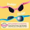 Roshambo Bend-in-Half Flexible Kids Sunglasses | Made in Italy | Polarized UV400 Lens | Carrying Sleeve, Silicone Strap & Ear Locks Included! - 2 of 4