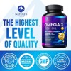 Triple Strength Omega 3 Fish Oil 2400 mg Softgels, Nature's Fish Oil Supplements - 120 Softgels By Nature's Peak - 4 of 4
