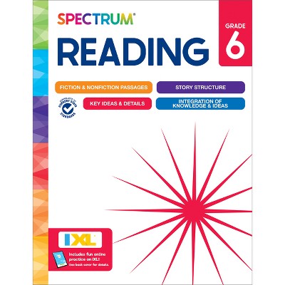 Spectrum Reading Workbook, Grade 6 - (Paperback)