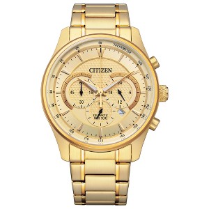 Citizen Quartz Men's Watch, Gold-Tone Stainless Steel - 1 of 4