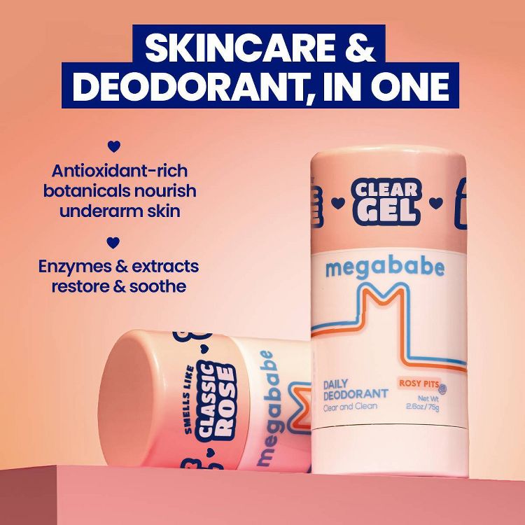 Megababe Rosy Pits Daily Solid Deodorant - 2.6oz, 3 of 8