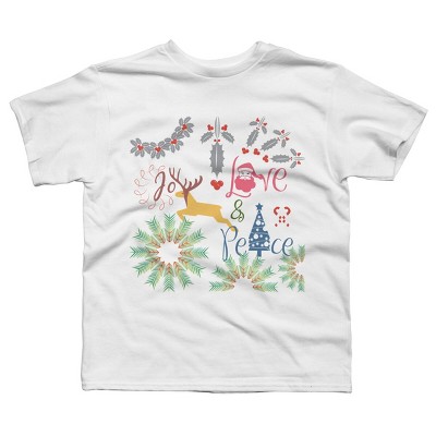 Boy's Design By Humans Christmas By famenxt T-Shirt