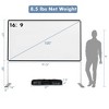 Costway 100'' Projector Screen w/ Stand 16:9 HD 4K Indoor Outdoor Projection Movie Screen - 2 of 4