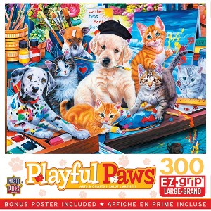 MasterPieces 300 Piece EZ Grip Jigsaw Puzzle - Arts & Crafts - 18"x24" - 1 of 4