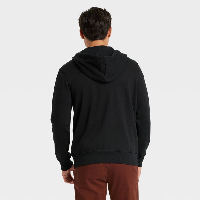 Men&#39;s Hooded Zip-Up Sweatshirt - Goodfellow &#38; Co&#8482;, 3 of 5