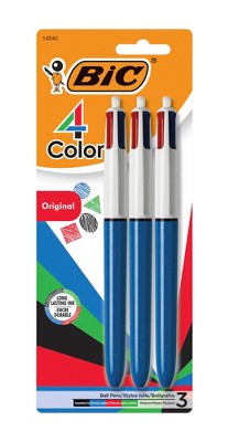 Doress 4 count Pack 4 color Ballpoint Pens Medium Point 4 - Temu United  Arab Emirates