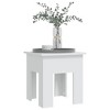 vidaXL Coffee Table White Engineered Wood Compact Durable Coffee Table - 4 of 4